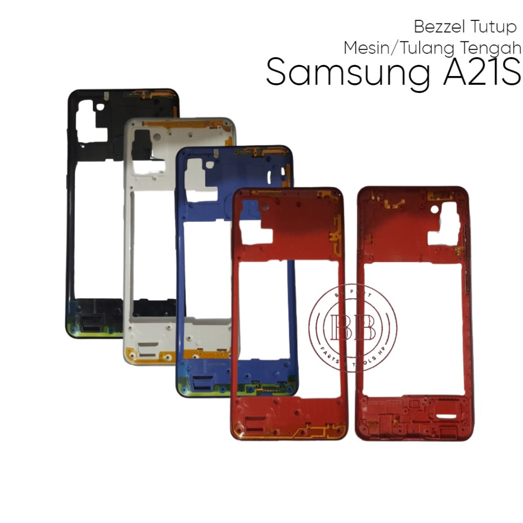 Bezzel Tutup Mesin / Tulang Tengah Samsung Galaxy A21s / SM-A217F / SM-A217F/DS / SM-A217F/DSN / SM-