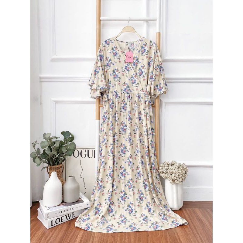 Dress Panjang Perempuan Kareen Dress Kimono by HD.Id Original