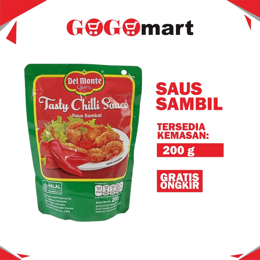 

Delmonte Saus Testy Chili Tomat Pouch 200gr