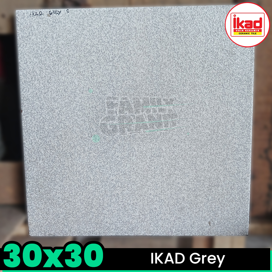 Keramik Kamar Mandi 30x30 IKAD Grey Lantai Kasar Anti Slip