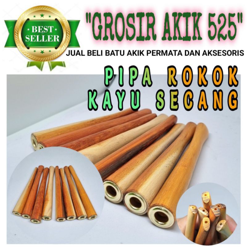 pipa once kayu secang lubang multi murah