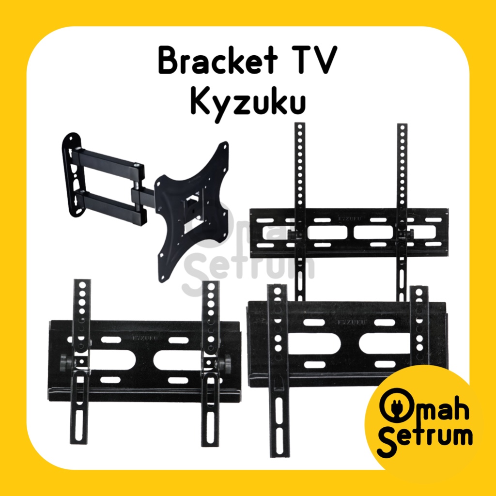 BRACKET BRAKET TV KYZUKU 10-45 INCH 26-60 FLEXIBLE SWING
