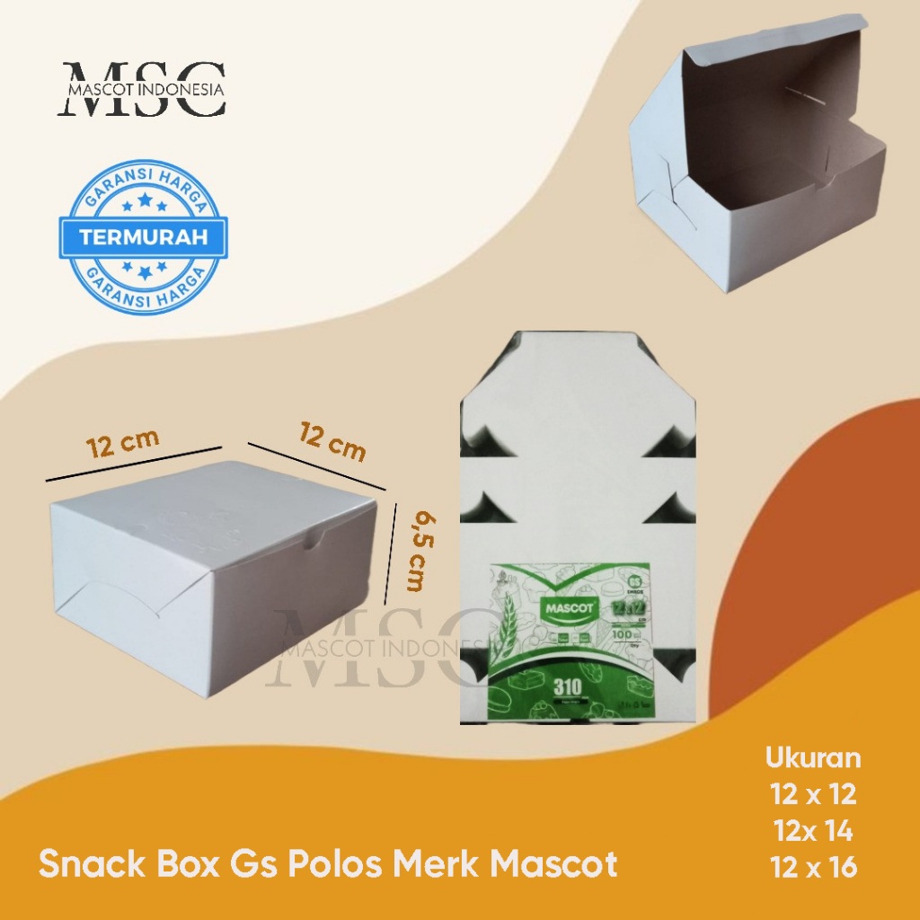 Snack box GS Polos Merk Mascot | Meal Box Polos Merk Mascot