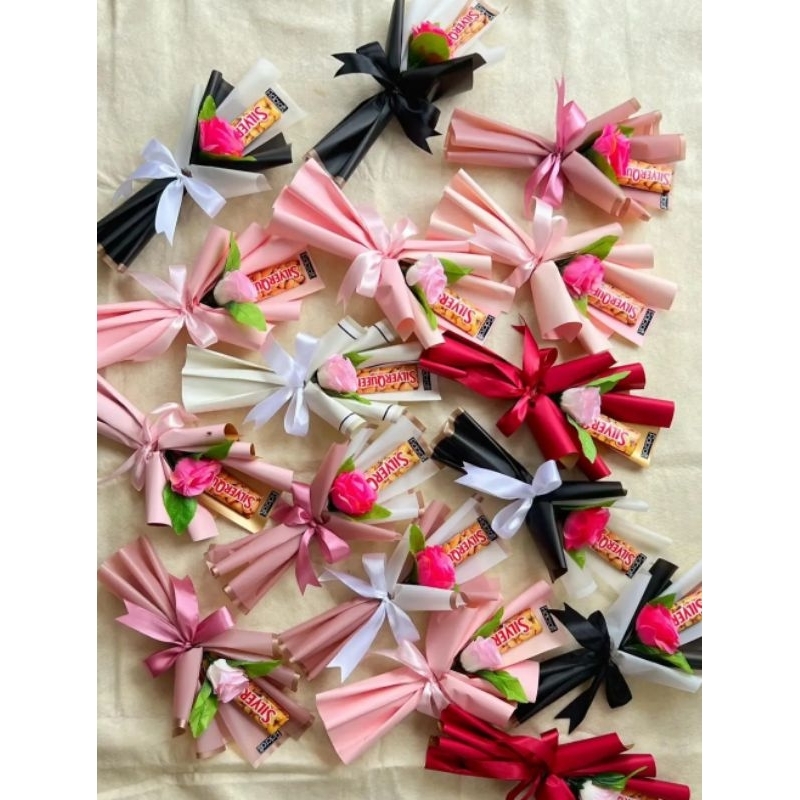 

single bouquet buket silverqueen valentine