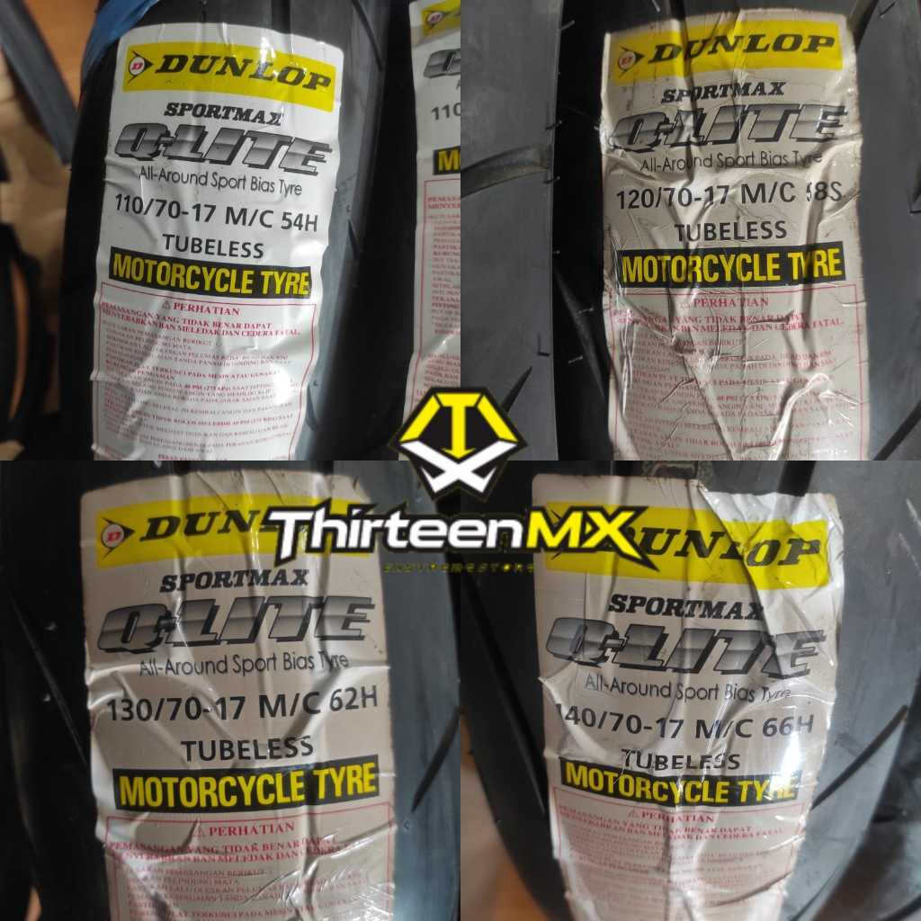 Ban Dunlop Supermoto SPORTMAX Q-LITE 110 120 130 140 / 70 Ring 17 QLITE