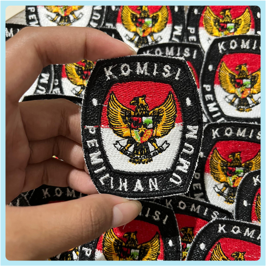 Atribut KPU | Logo KPU | Bordir KPU | Badge KPU | Bet KPU