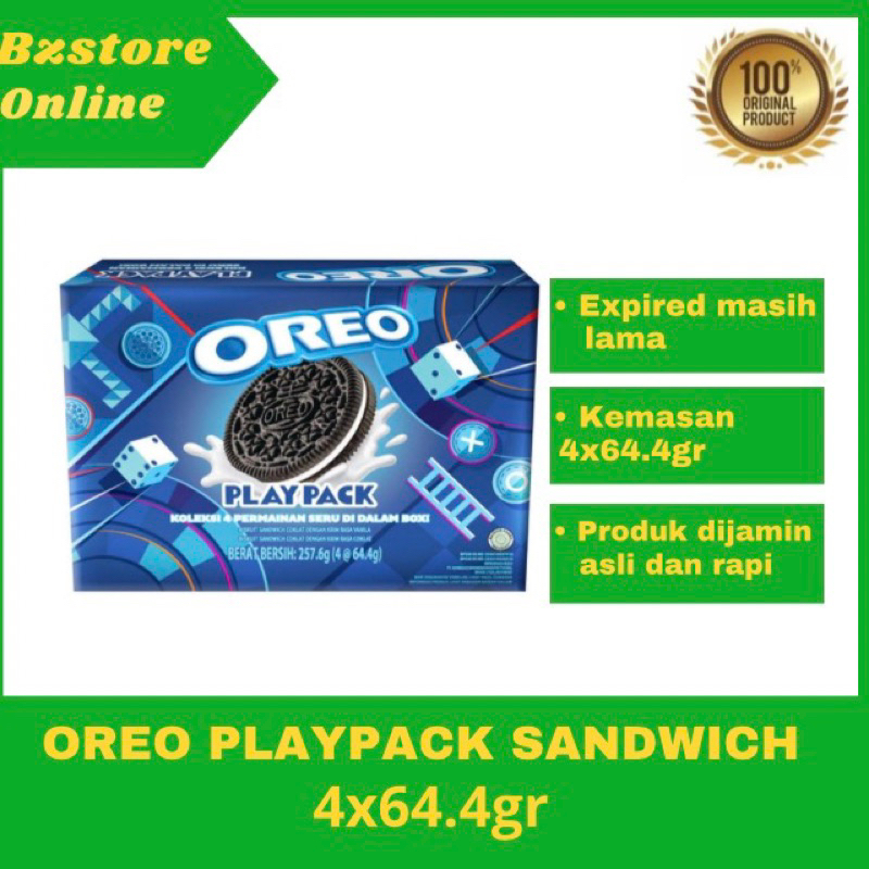 

Oreo Playpack (OREO VANI CHOCO PLAYPACK 4x64.4G)