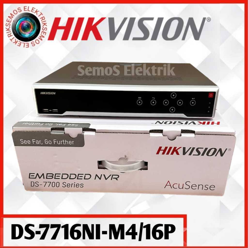 DS-7716NI-M4/16P HIKvision Nvr 16 Channel 16-ch 1.5U 16 PoE 8K NVR