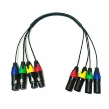 Snake Kabel 4ch TUM Original + Jack Male Female - 1meter