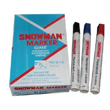 

Spidol snowman permanent marker G-12