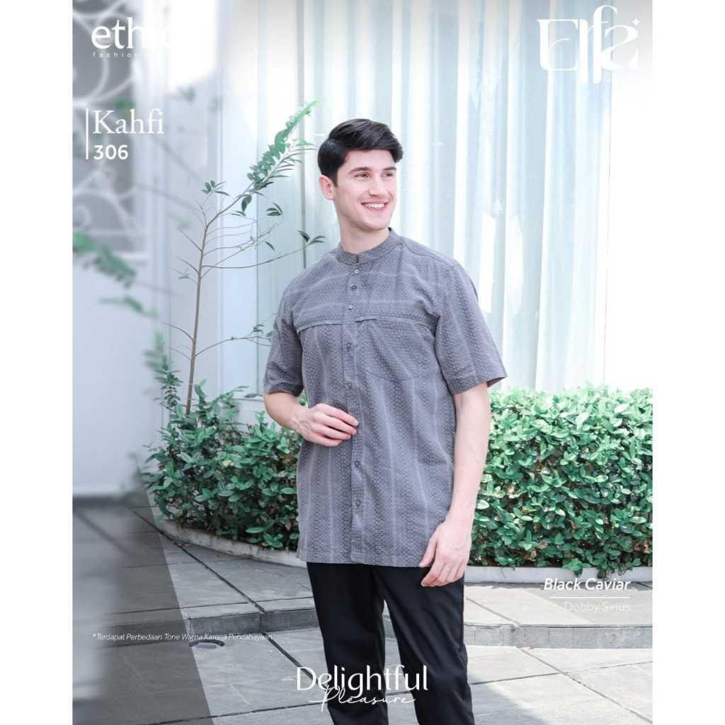 BAJU KOKO ETHICA KAHFI 306 BLACK CAVIAR