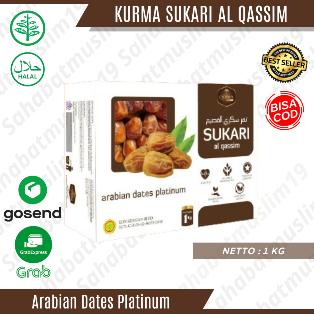 

Kurna Sukari Al Qassim 1 KG & 500 Gram Terbaik Kurma Basah Segar Original