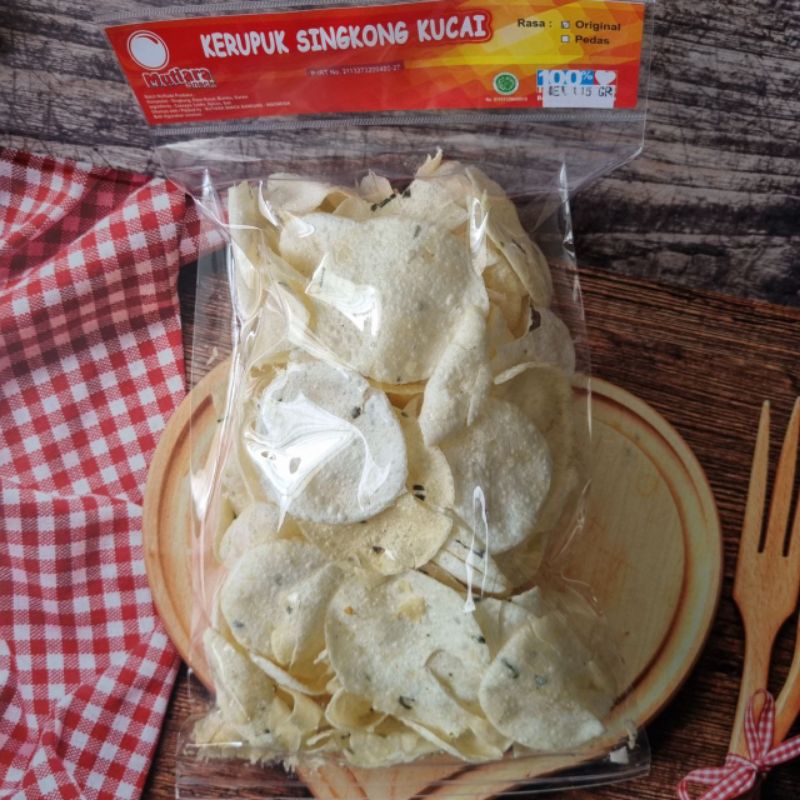 

Singkong Kucai Mutiara Snack 115gr