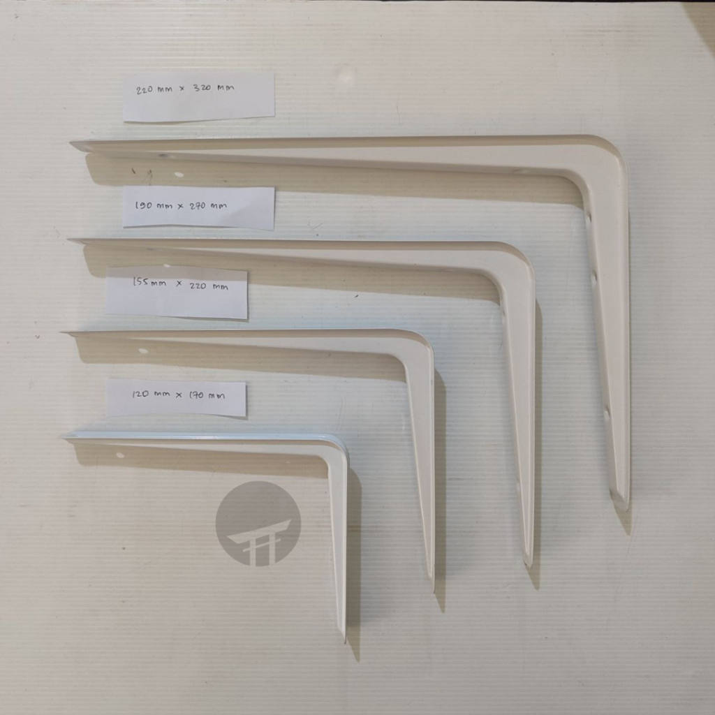 Siku Rak Putih / Besi Siku L