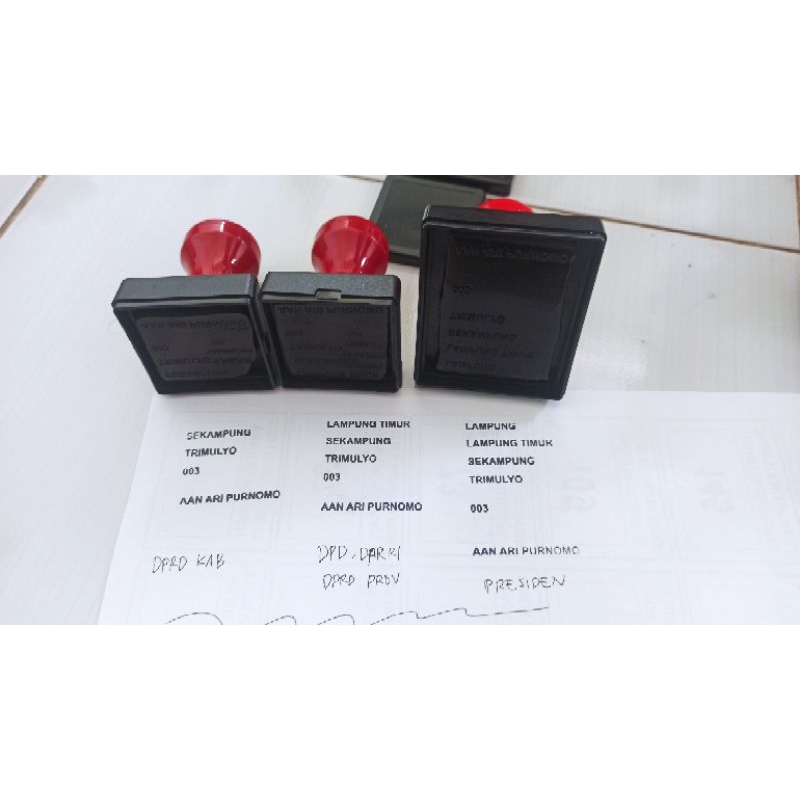 

STEMPEL KPPS MURAH 1 PAKET ( 3 Stempel)