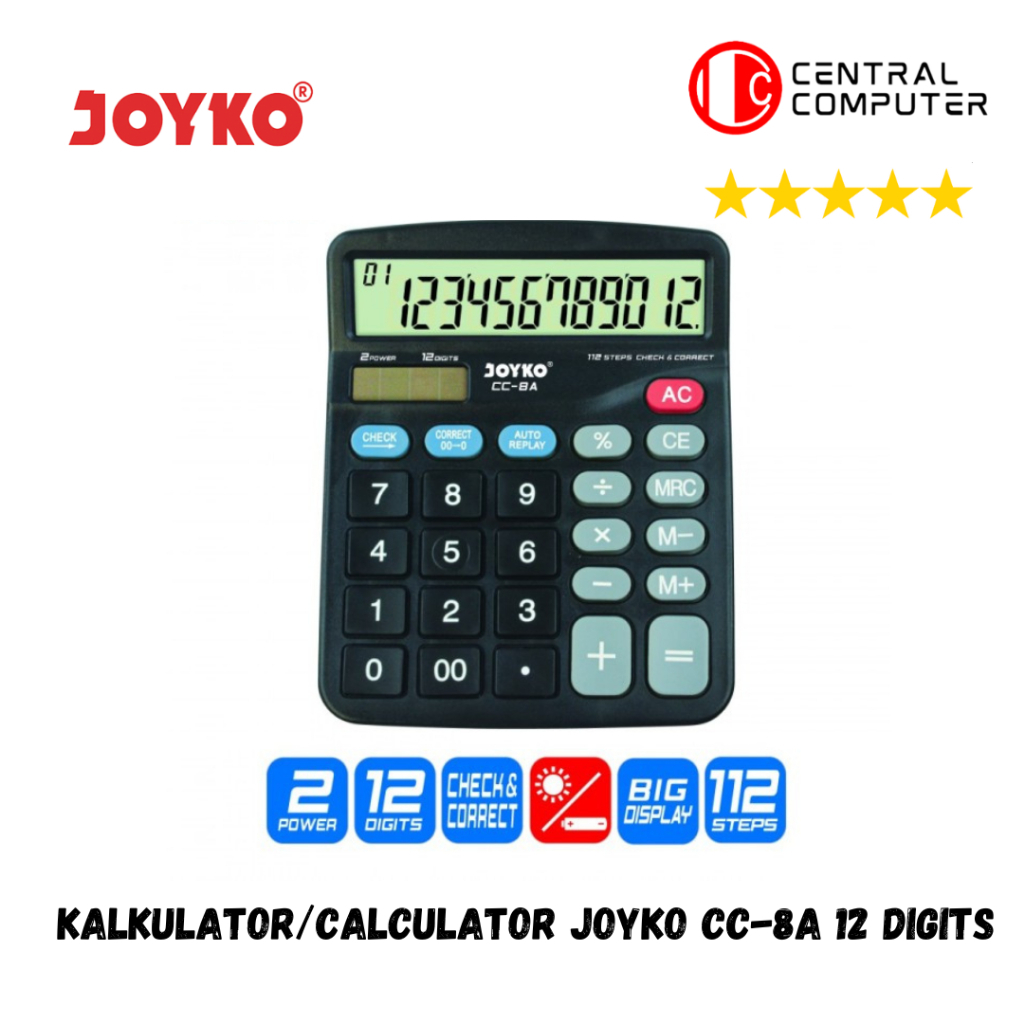 

Calculator / Kalkulator Joyko CC-8A / 12 Digits