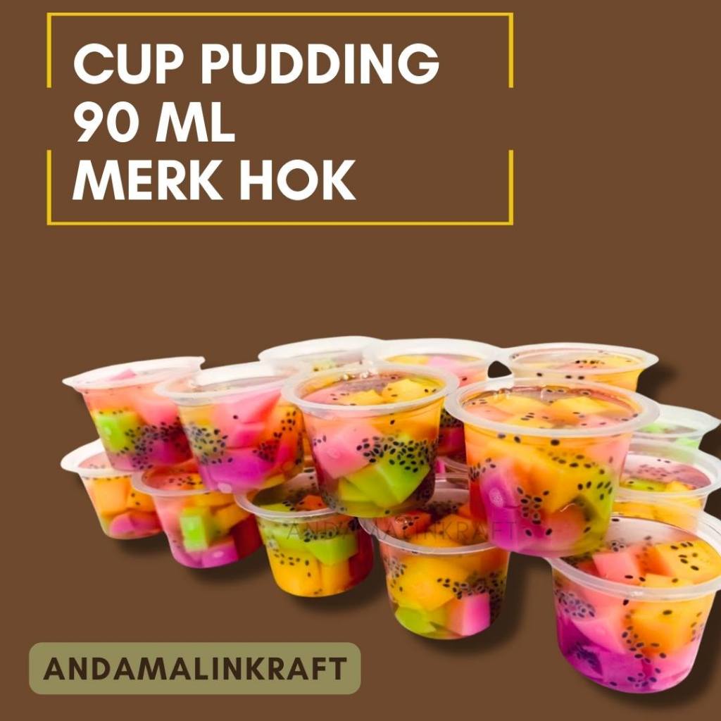 Cup pudding 90 ml isi 50 pcs