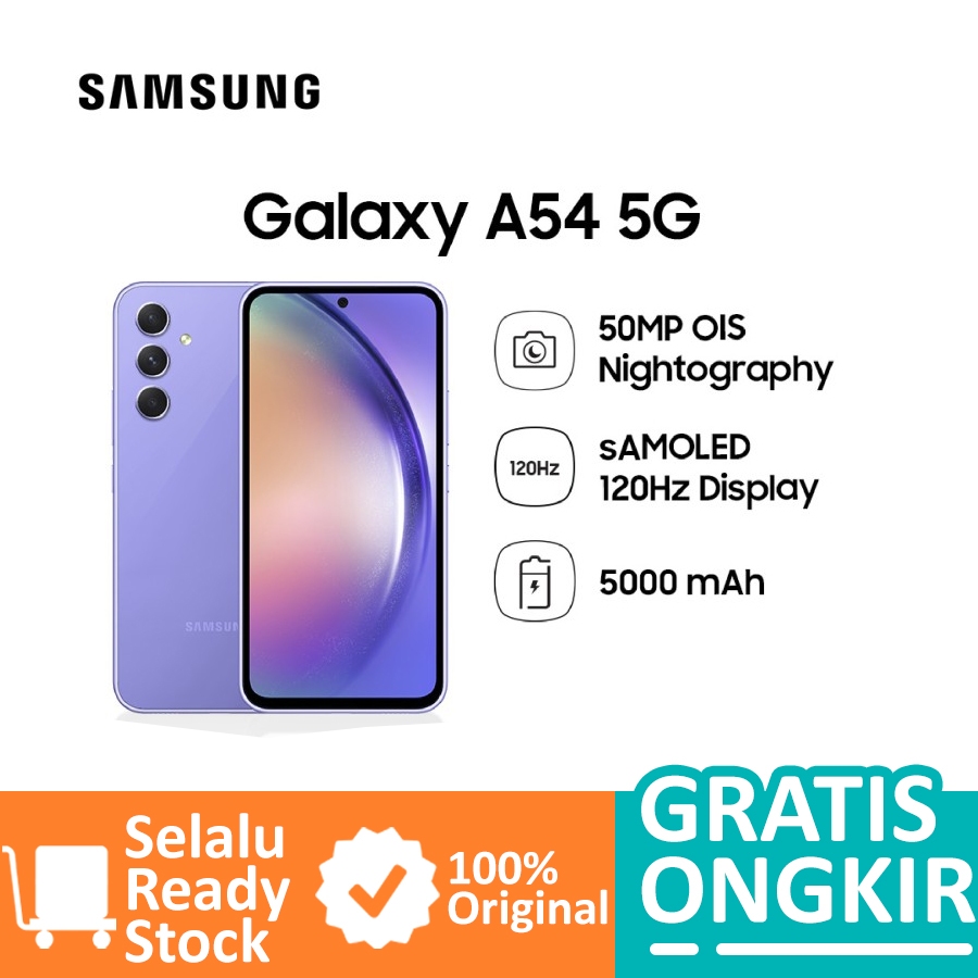 Samsung Galaxy A54 5G 8/256GB GARANSI RESMI