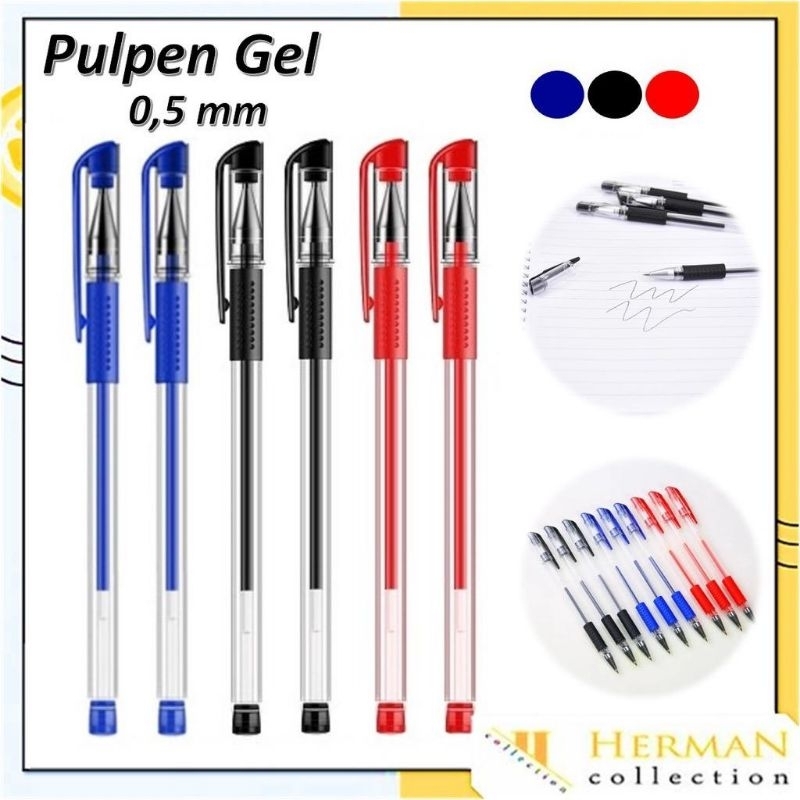 

Pen / Pulpen Gel isi 12pcs