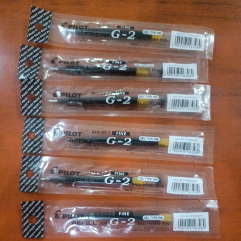 

Isi Bolpen Pilot Gel G2 / Reffil Ballpoint Gel Pilot G2 Hitam