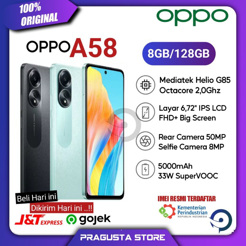 OPPO A58 Ram 8/128 GB Original