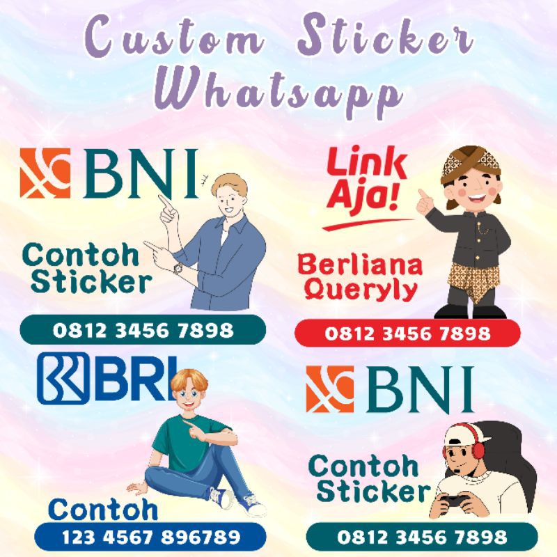 Custom Sticker Whatsapp Olshop