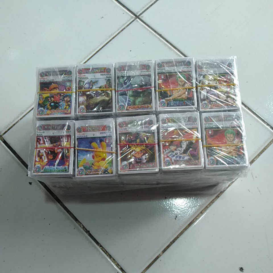 Kartu gepokan kwartet jadul viral