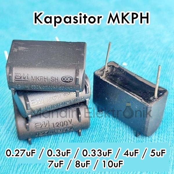 Kapasitor MKP MKPH 0,27uf 0,3uf 0,33uf 3,3uf 5uF 8uf Vertikal Berdiri BM Kapasitor elektromagnetik I