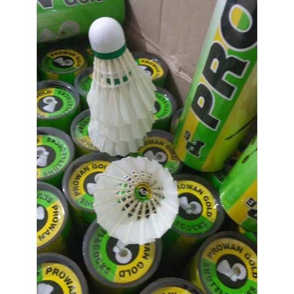 shuttlecock kock badminton bulu tangkis prowan gold