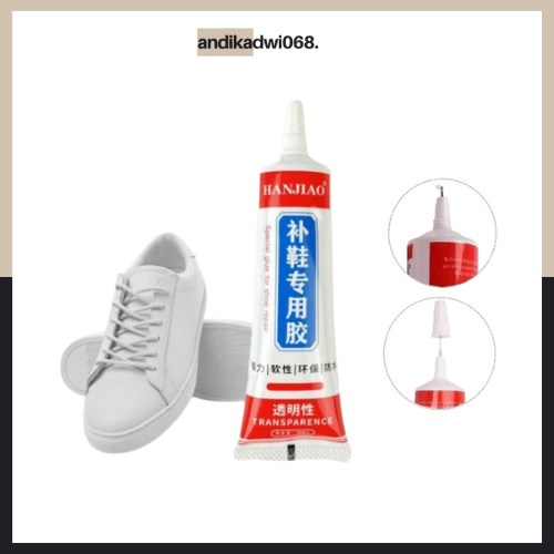 

[TERLARIS] PEREKAT LEM SEPATU HANJIAO 60ML / Lem Sepatu Hanjiao Super Kuat Tahan Air bahan lem lembut resin berkualitas tinggi, transparan dan tidak berwarna