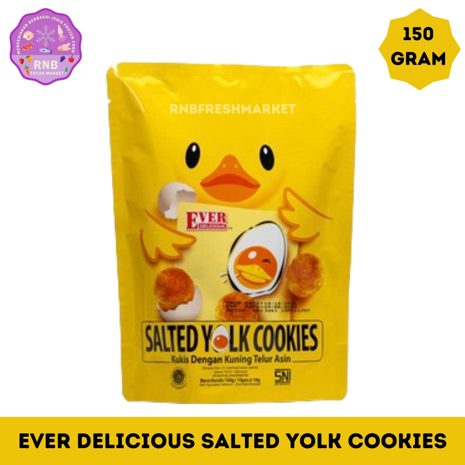 

Ever Delicios Salted Yolk Cookies Netto 150 Gram