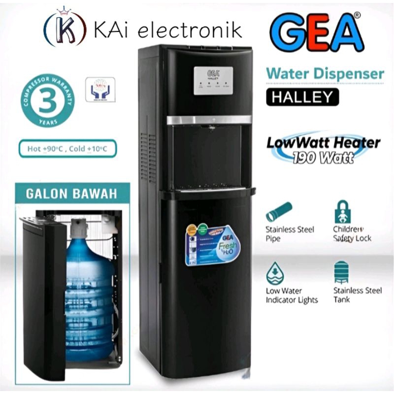 DISPENSER GEA HALLEY GALON BAWAH