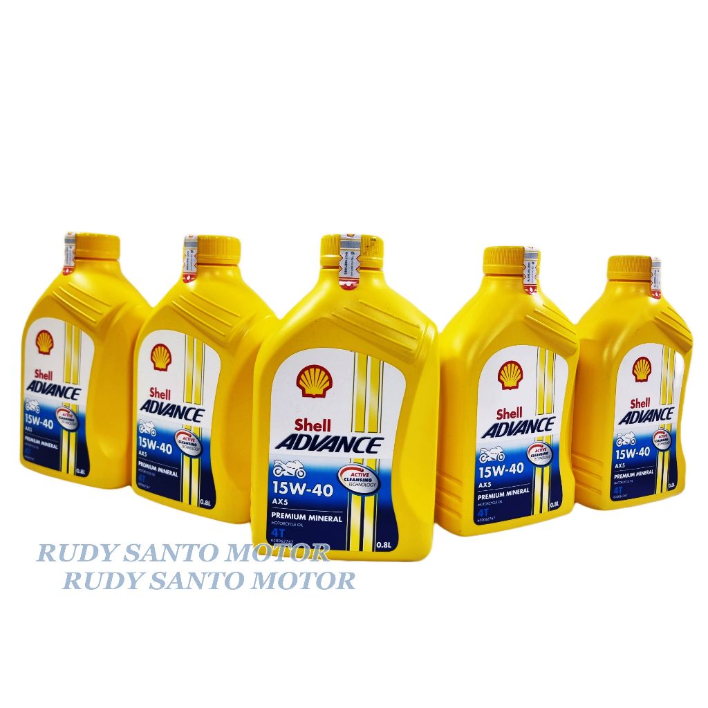 Oli Shell Advance AX5 800ml Shell Advance Oil 0.8