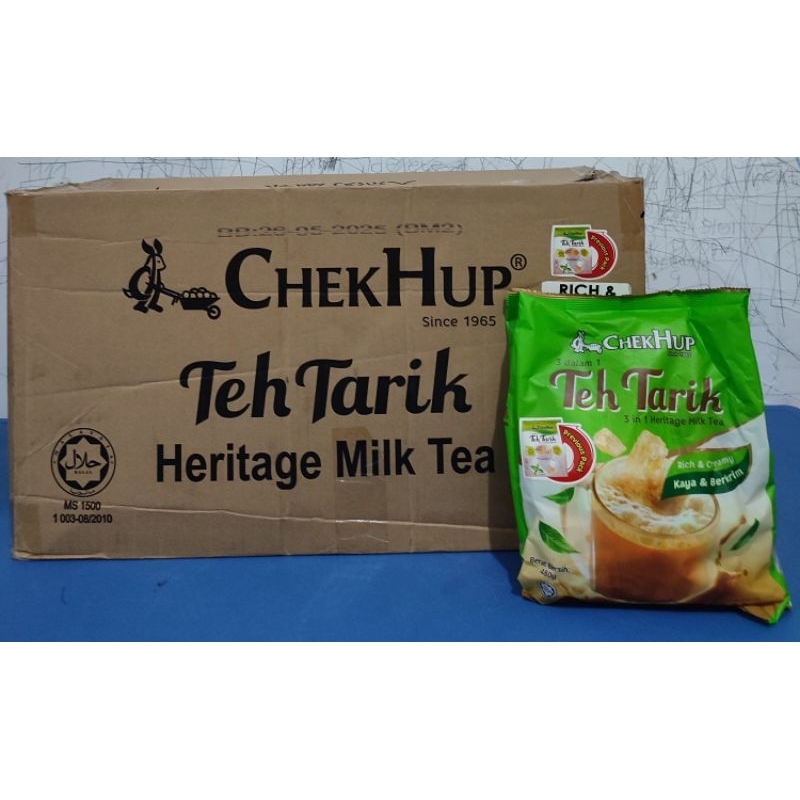 

ChekHup 3in1 Heritage Milk Tea Teh Tarik Original Malaysia 20 x 12Sachet x 40Gr