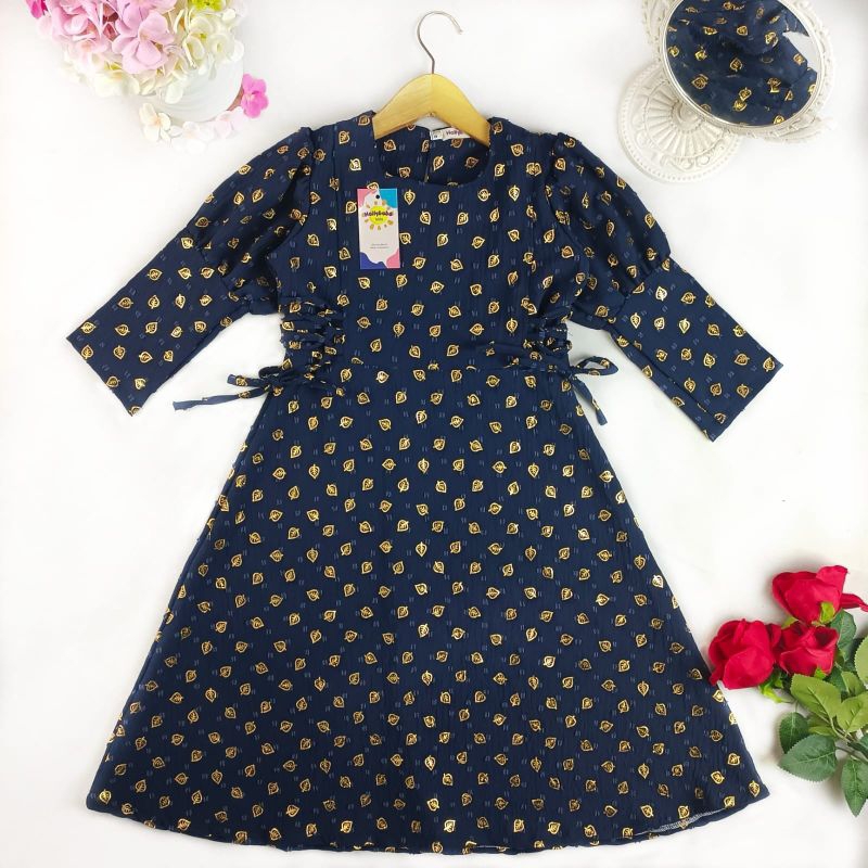 Hallybaba Kids - Gamis Anak Tanggung Punjabi 5-10th Model Sari India Modern