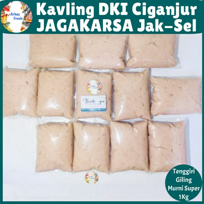 

Tenggiri Giling MURNI SUPER 500 gram / Tenggiri untuk Pempek Tekwan Siomay Otak² Bakso Ikan / Tenggiri Giling Super 1 Kg / Tenggiri Giling Tanpa Campuran / Tenggiri Giling Premium - 1000 gram 1000gr 1000 g 1000g 1000gram 1000 gr