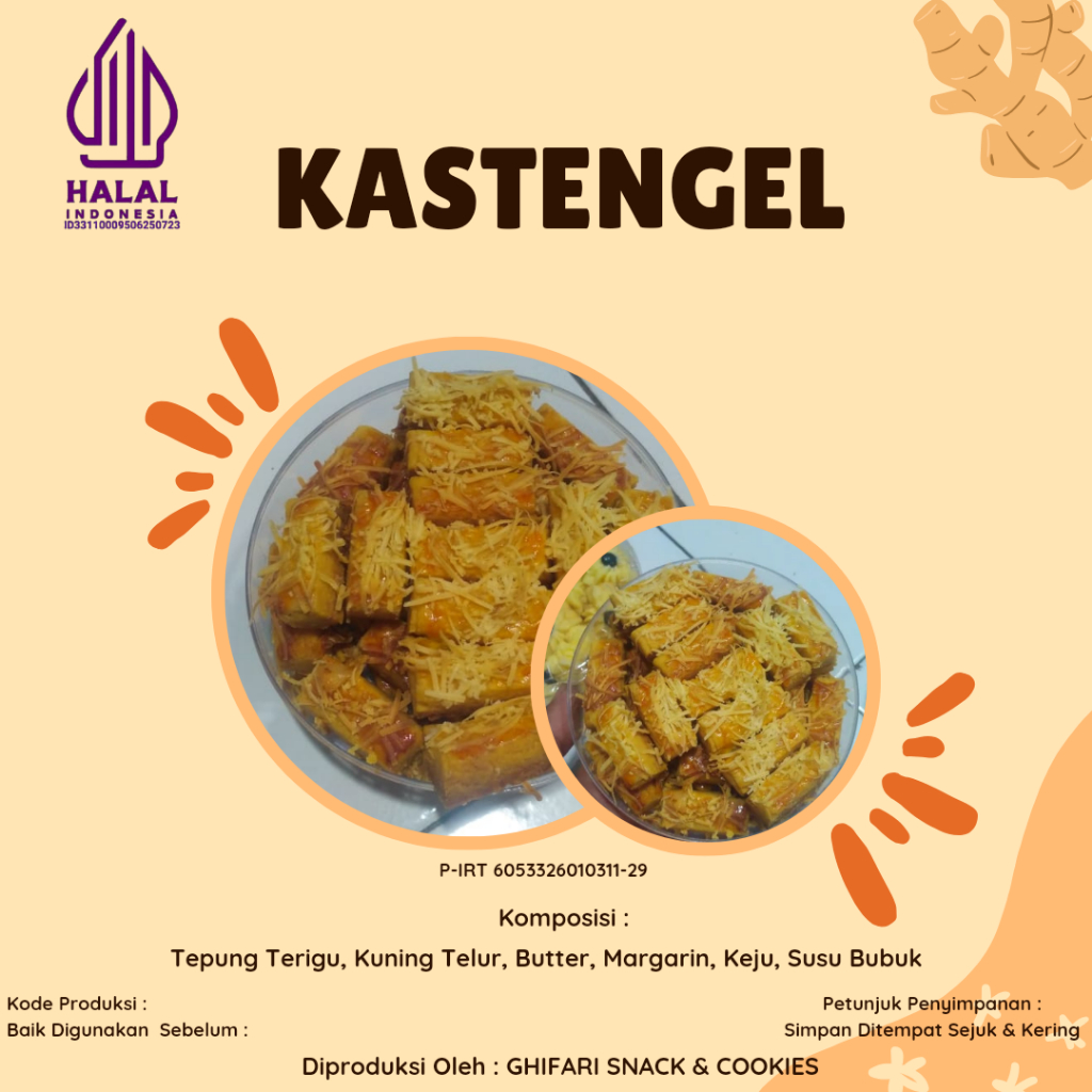 

Kue Kastengel Kue Keju Premium Home-made Kue Kering Lebaran