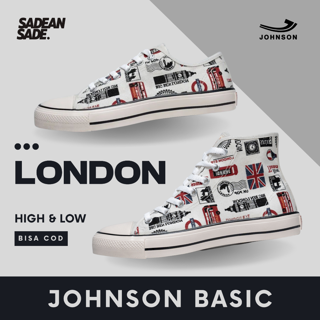 Sepatu Johnson Basic London - Low and Highcut