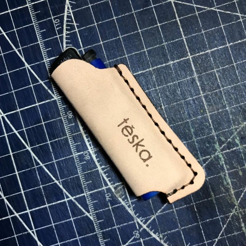 Sarung Korek Crkt Kulit Asli Custom Nama