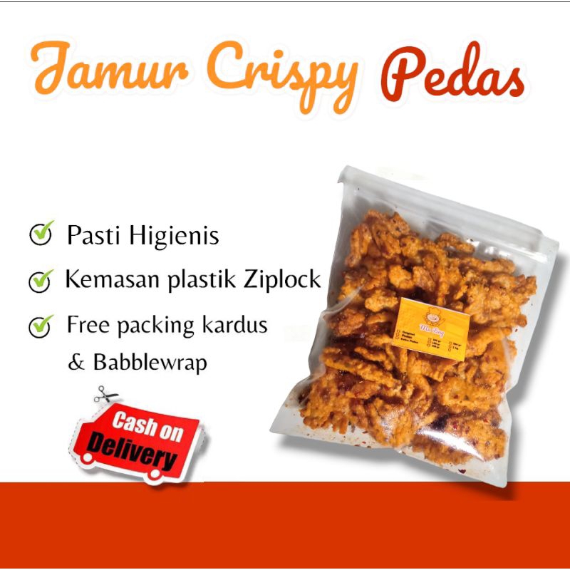 

Jamur Crispy Pedas 250 Gram