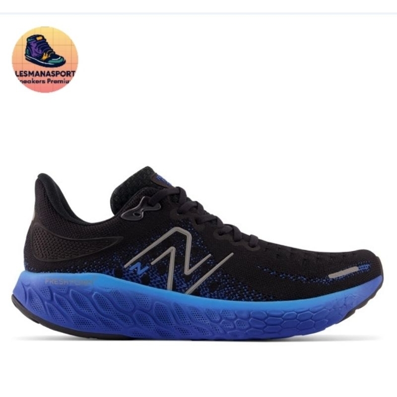 Sepatu Running NB Fresh Foam 1080 Black Blue