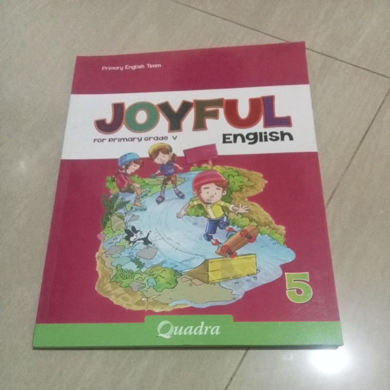 BUKU ORI BUKU JOYFUL ENGLISH KELAS 5 SD PENERBIT QUADRA
