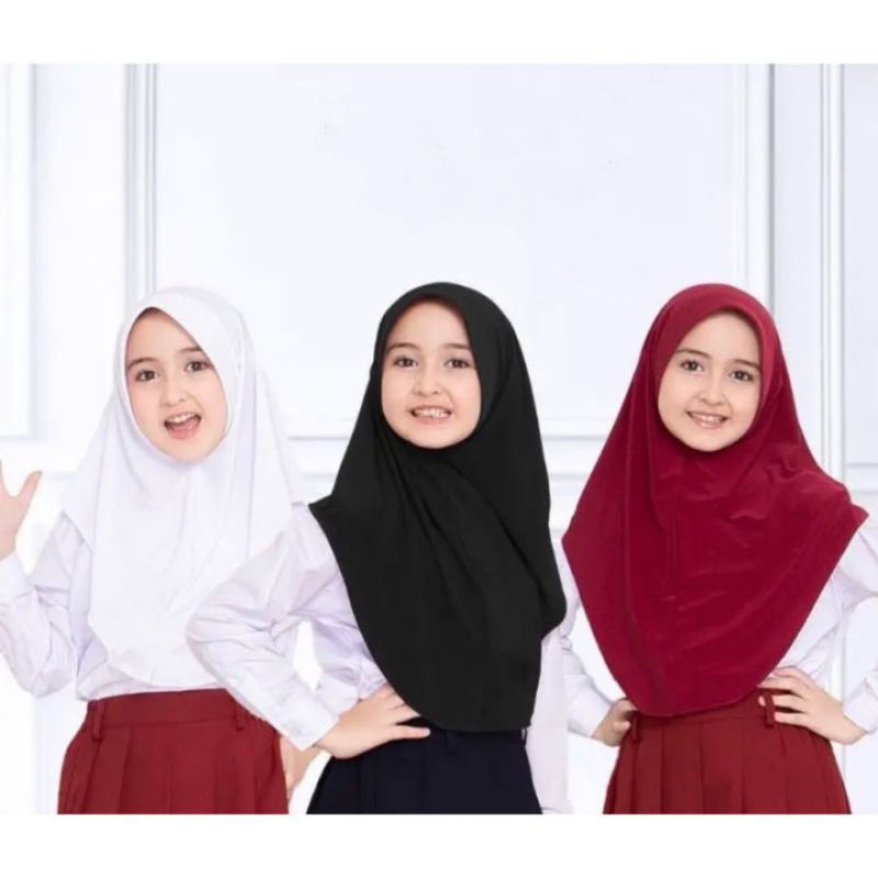 HIJAB ANAK SEKOLAH ( JERSEY PREMIUM