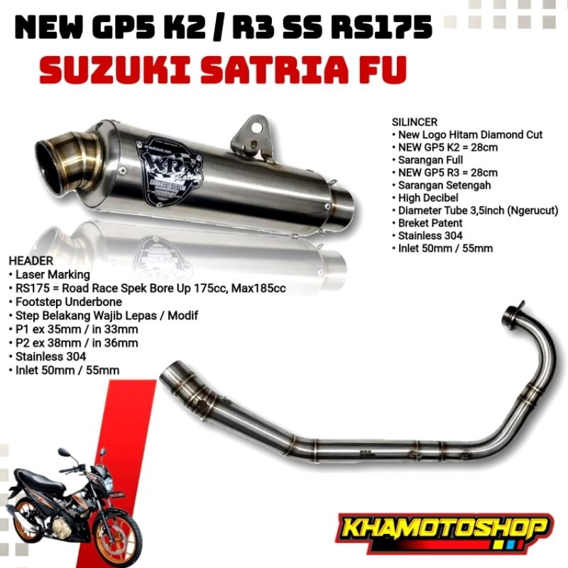 WRX NEW GP5 K2 / R3 SS RS175 SATRIA FU