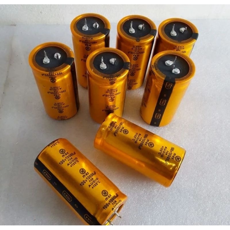 ELCO MAX 10000 MIKRO 100 VOLT 10000UF 100V 100VOLT MURNI asli