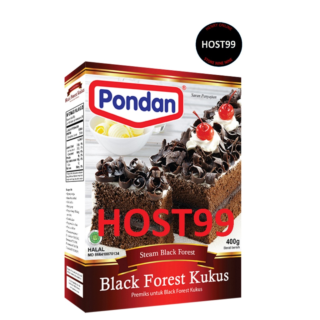 

BUBUK CAKE MIX INSTANT BLACK FOREST KUKUS PREMIKS KUE STEAM PONDAN