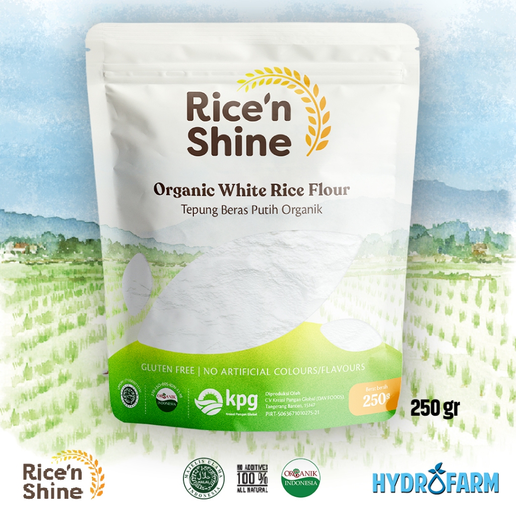 

Rice'N Shine - Organic White Rice Flour / Tepung Beras Putih Organik