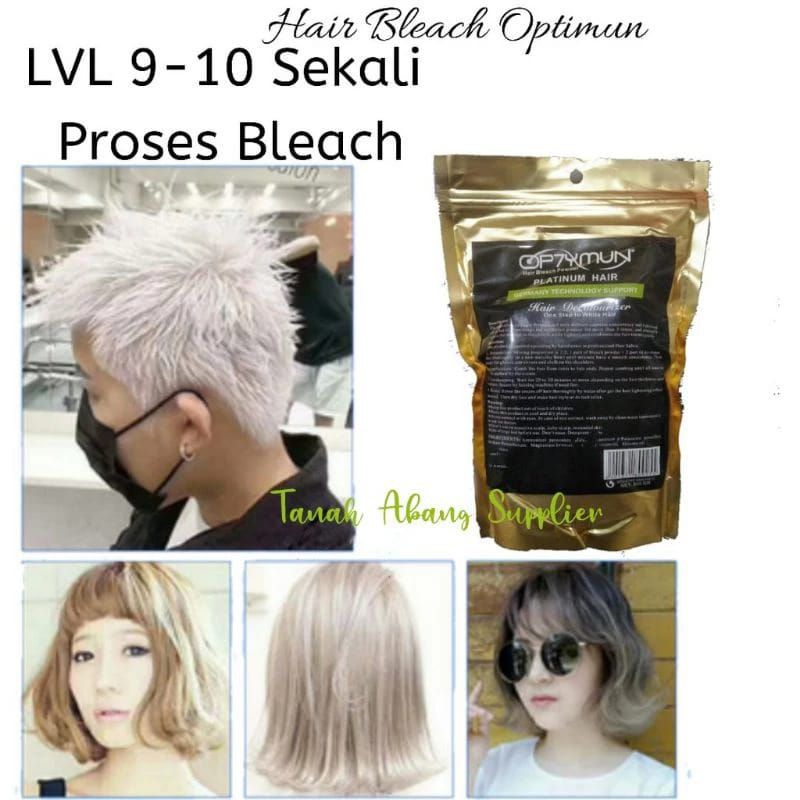 Bleaching Rambut Optymun Powder Premium Korea | Bleaching Rambut Repack