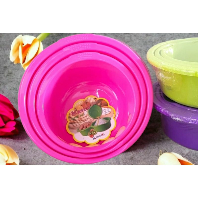 Baskom set-3/ Baskom master bowl set-3/ Baskom plastik isi 3pcs