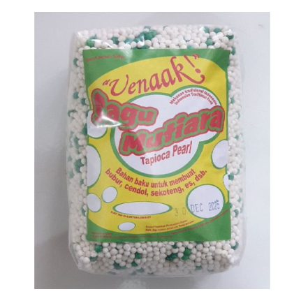 

Sagu Mutiara HIJAU 500 gram